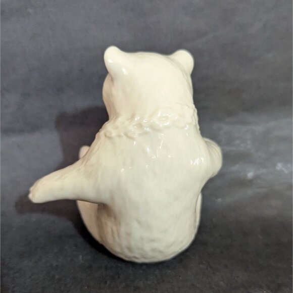 Vintage 1991 Lenox Jewels China Jeweled Collection Sitting Bear 4” Tall - Picture 6 of 8